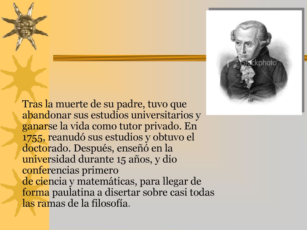Tras la muerte de su padre, tuvo que abandonar sus estudios universitarios y ganarse la vida como tutor privado.