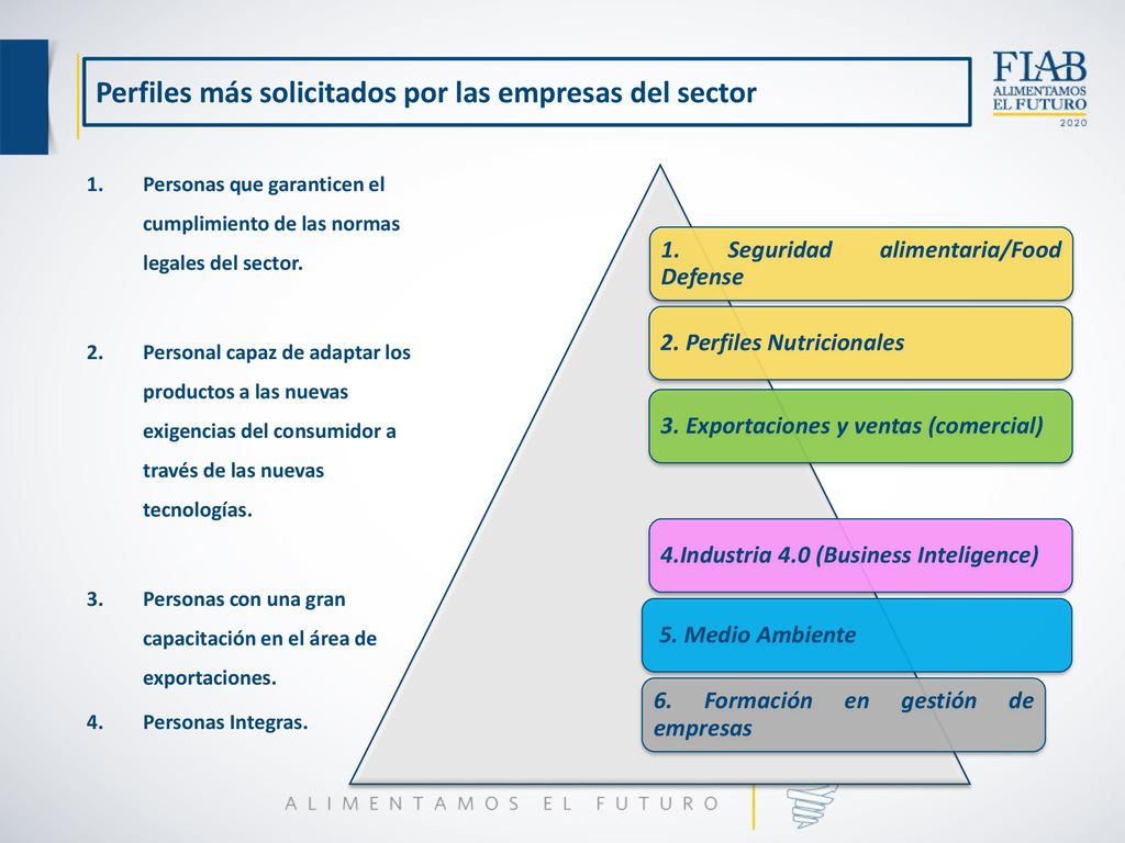 Perfiles más solicitados por las empresas del sector