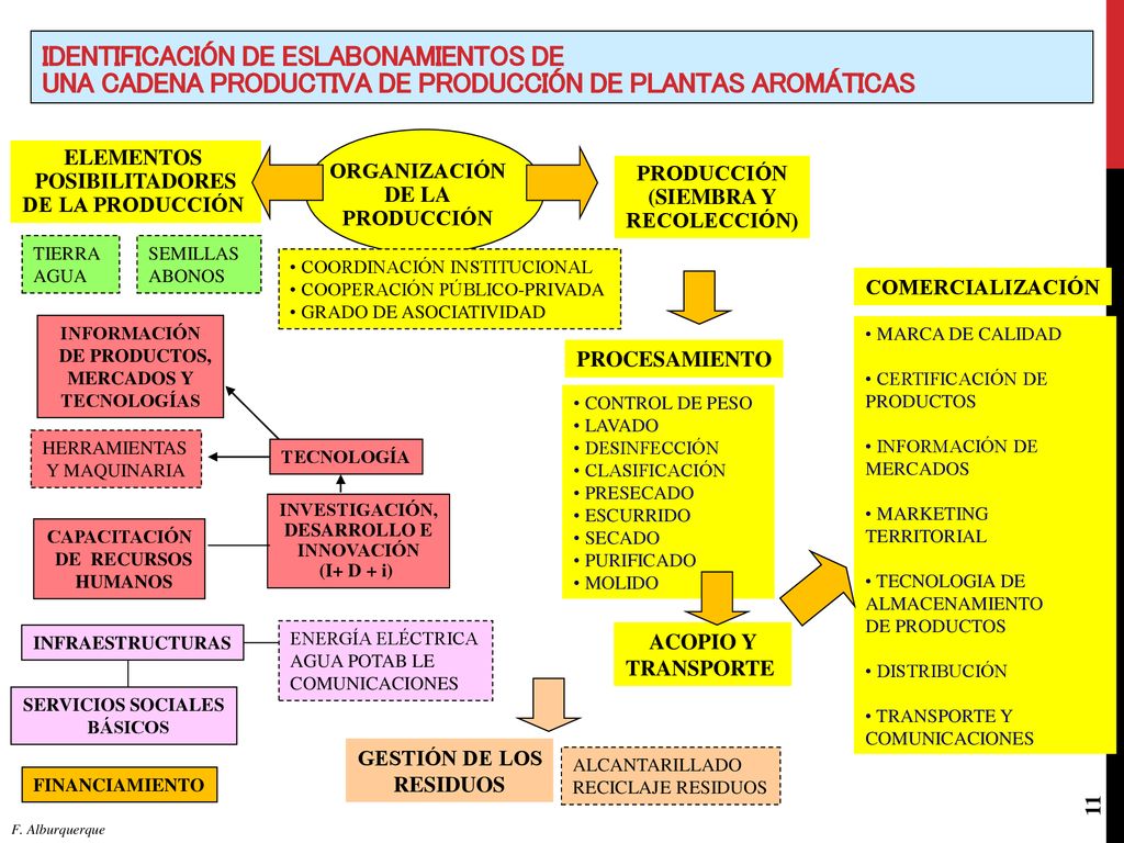 IDENTIFICACIÓN DE ESLABONAMIENTOS DE UNA CADENA PRODUCTIVA DE PRODUCCIÓN DE PLANTAS AROMÁTICAS