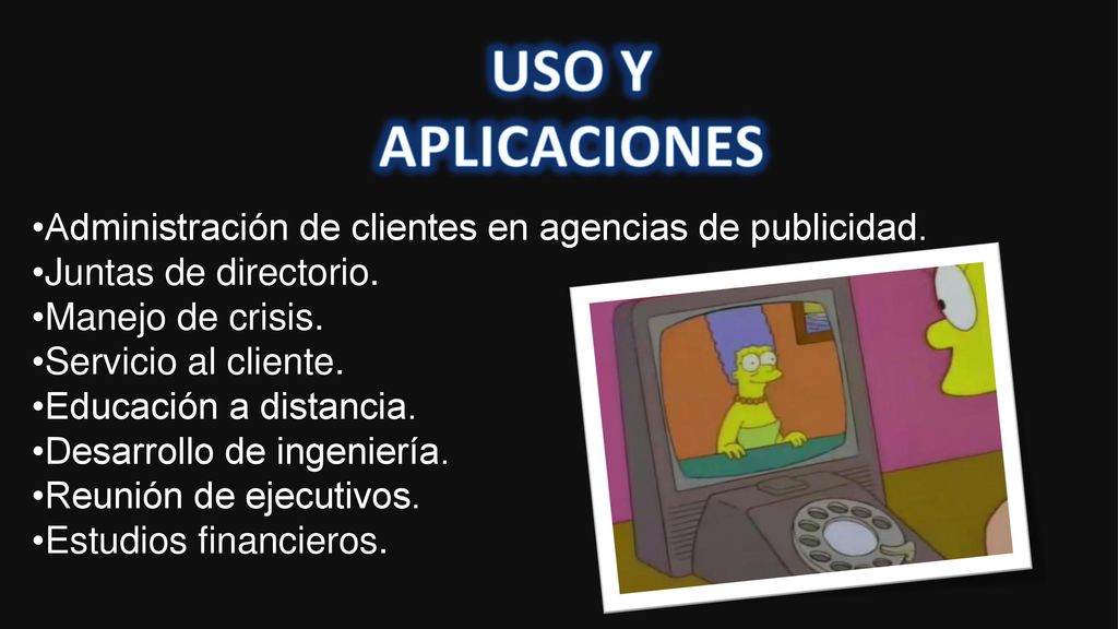 USO Y APLICACIONES Administración de clientes en agencias de publicidad. Juntas de directorio. Manejo de crisis.