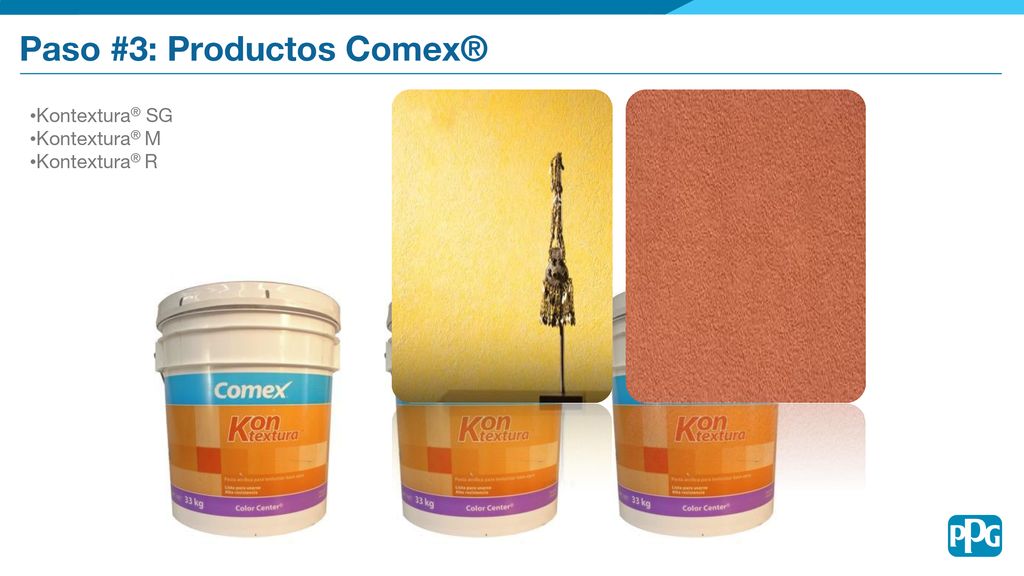 Paso #3: Productos Comex®