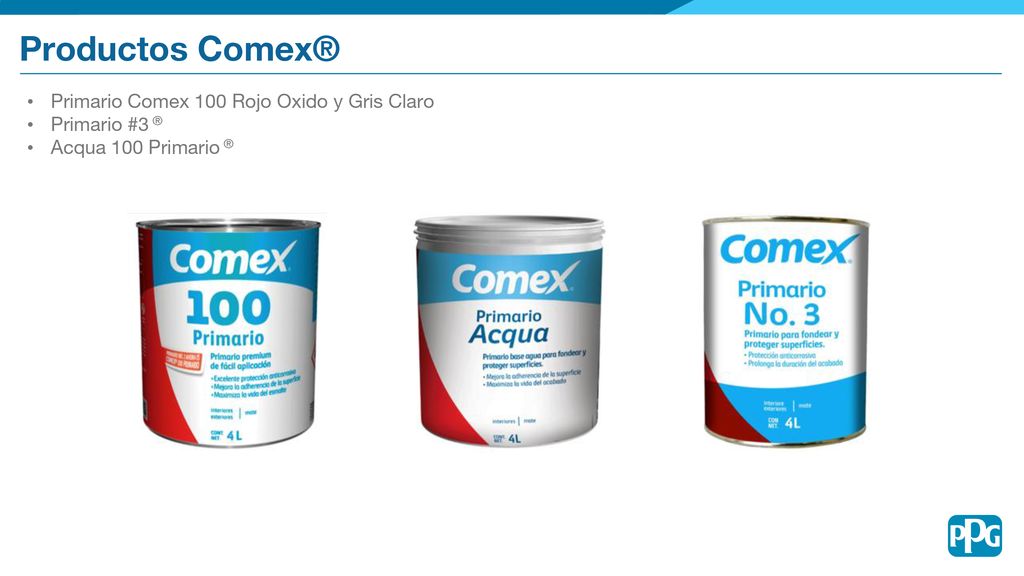 Productos Comex® Primario Comex 100 Rojo Oxido y Gris Claro