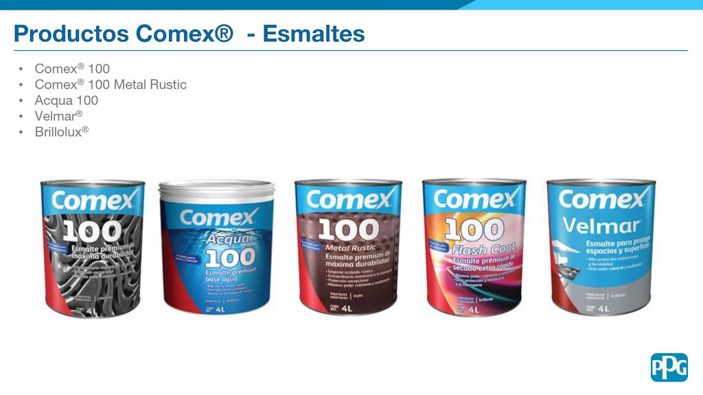 Productos Comex® - Esmaltes