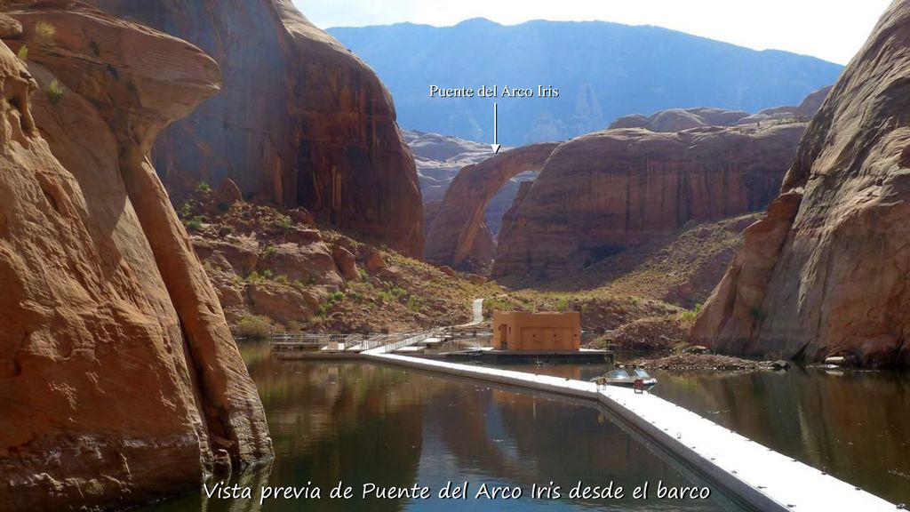 Vista previa de Puente del Arco Iris desde el barco