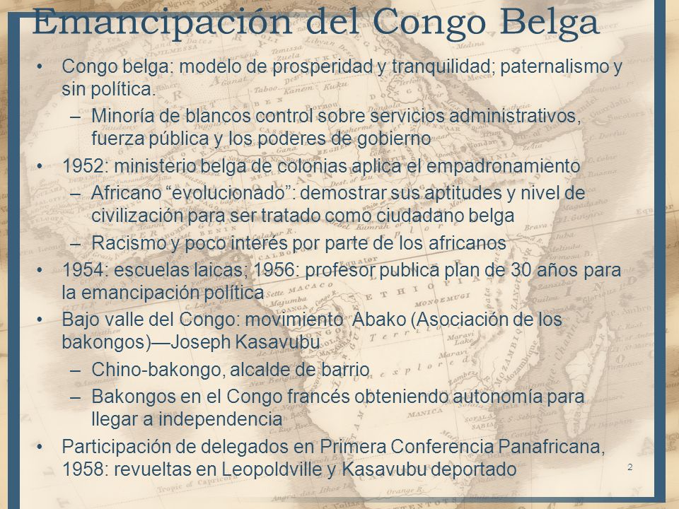 Emancipación del Congo Belga