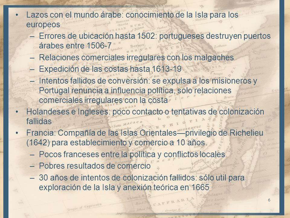 Lazos con el mundo árabe: conocimiento de la Isla para los europeos