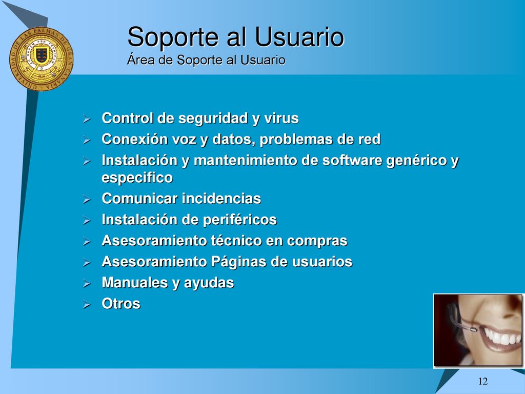 Soporte al Usuario Área de Soporte al Usuario