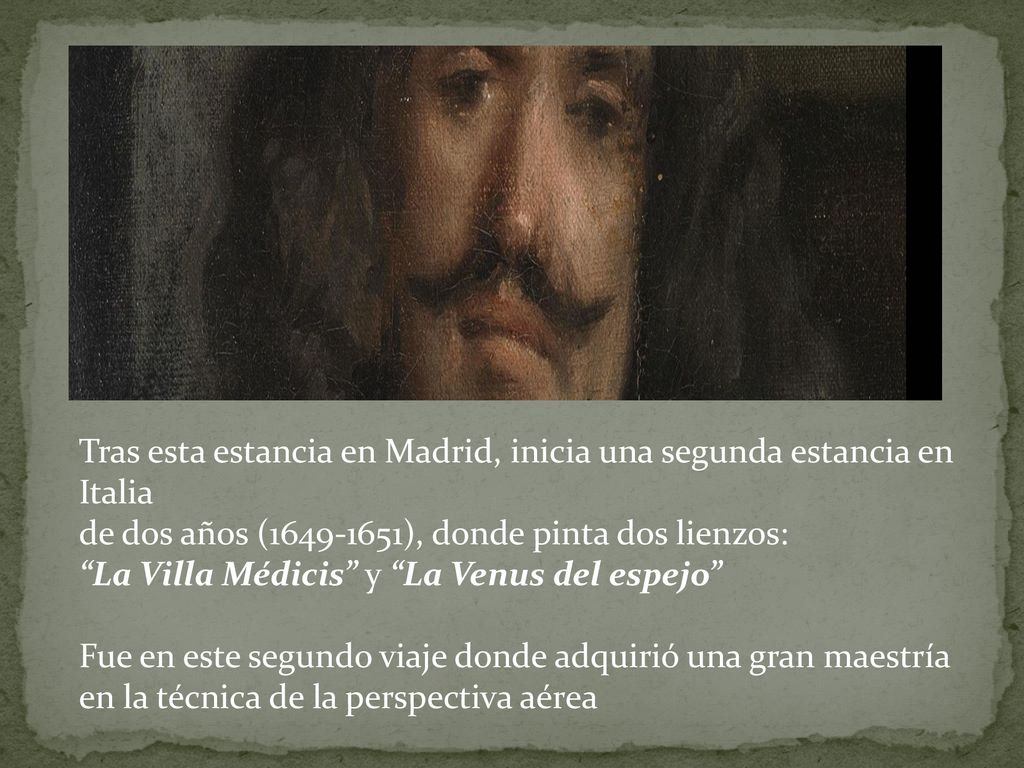 Tras esta estancia en Madrid, inicia una segunda estancia en Italia