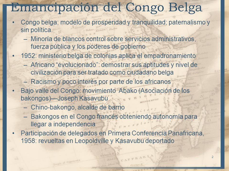 Emancipación del Congo Belga