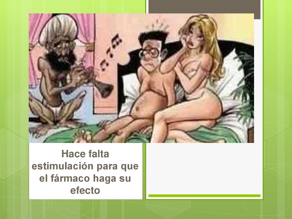 Hace falta estimulación para que el fármaco haga su efecto