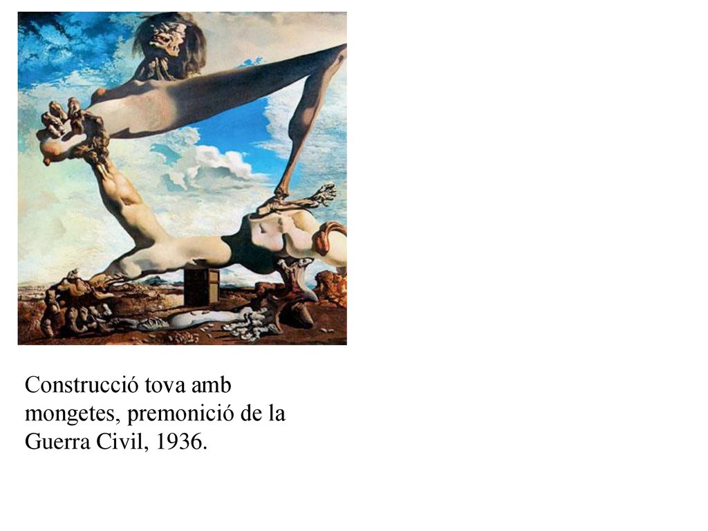 Construcció tova amb mongetes, premonició de la Guerra Civil, 1936.