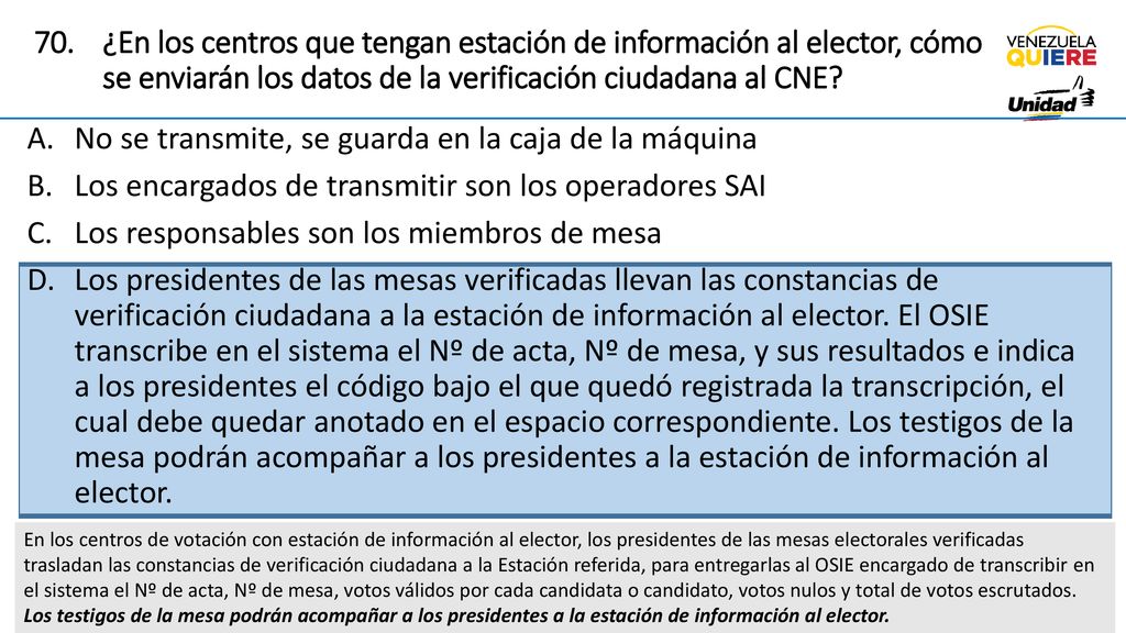 No se transmite, se guarda en la caja de la máquina