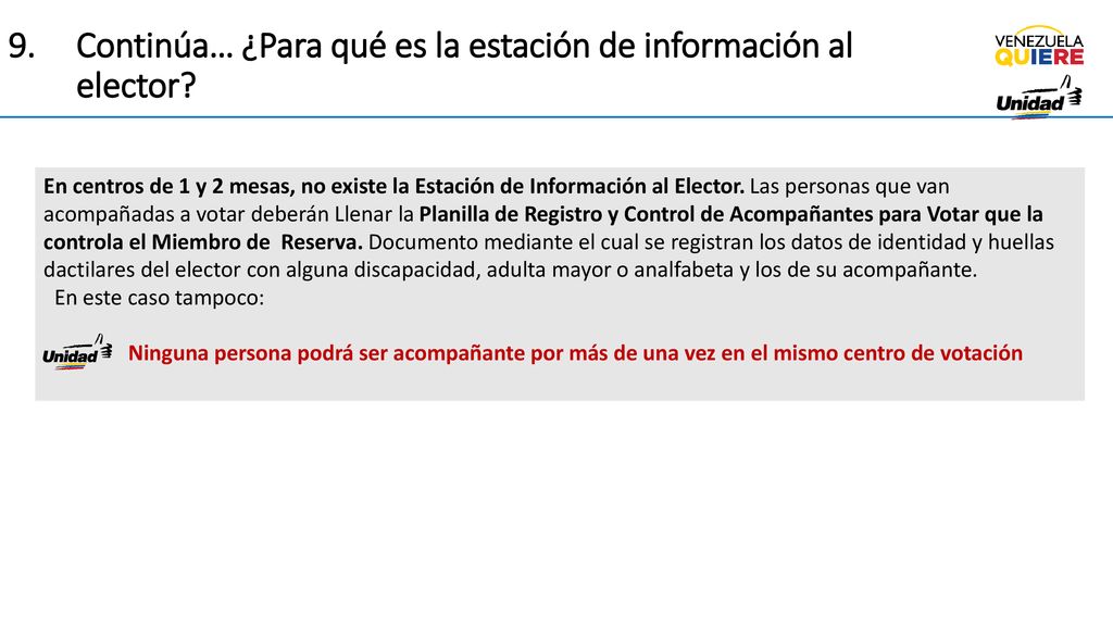 Continúa… ¿Para qué es la estación de información al elector