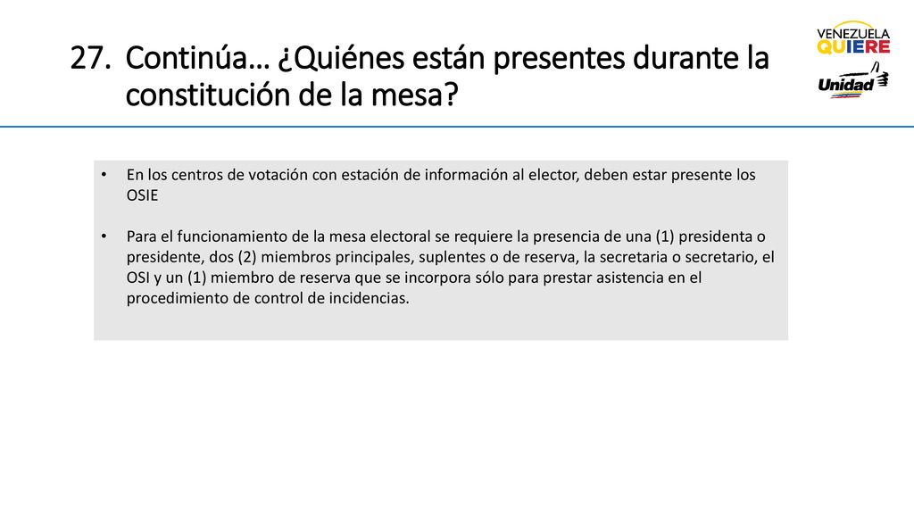 Continúa… ¿Quiénes están presentes durante la constitución de la mesa