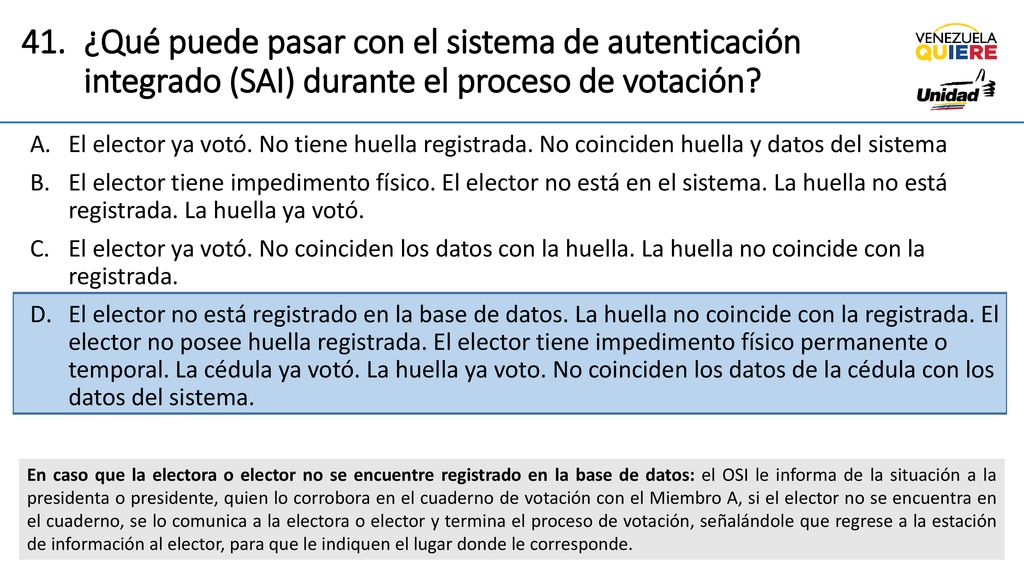 ¿Qué puede pasar con el sistema de autenticación integrado (SAI) durante el proceso de votación