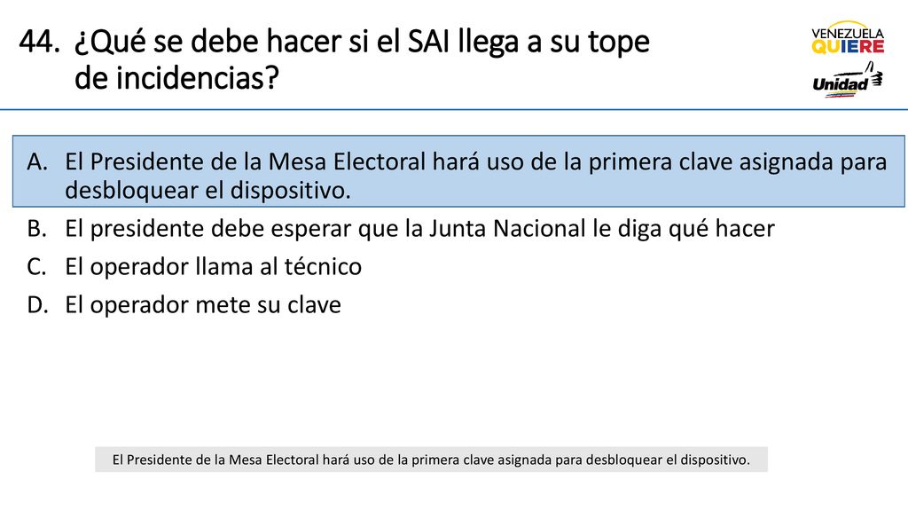 ¿Qué se debe hacer si el SAI llega a su tope de incidencias
