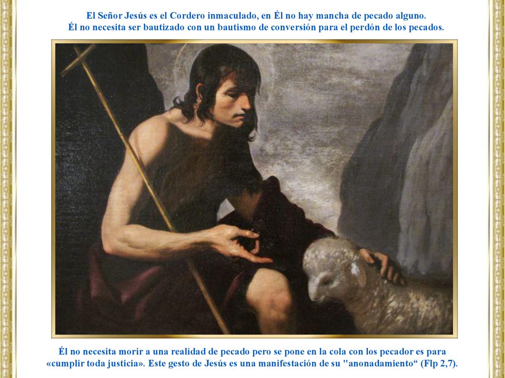 El Señor Jesús es el Cordero inmaculado, en Él no hay mancha de pecado alguno.