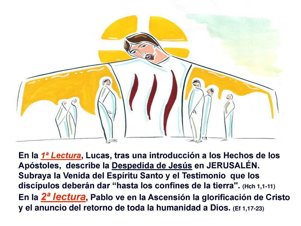 En la 1ª Lectura, Lucas, tras una introducción a los Hechos de los