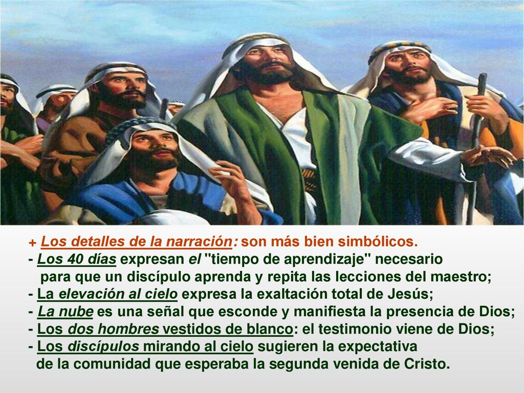 + Los detalles de la narración: son más bien simbólicos.
