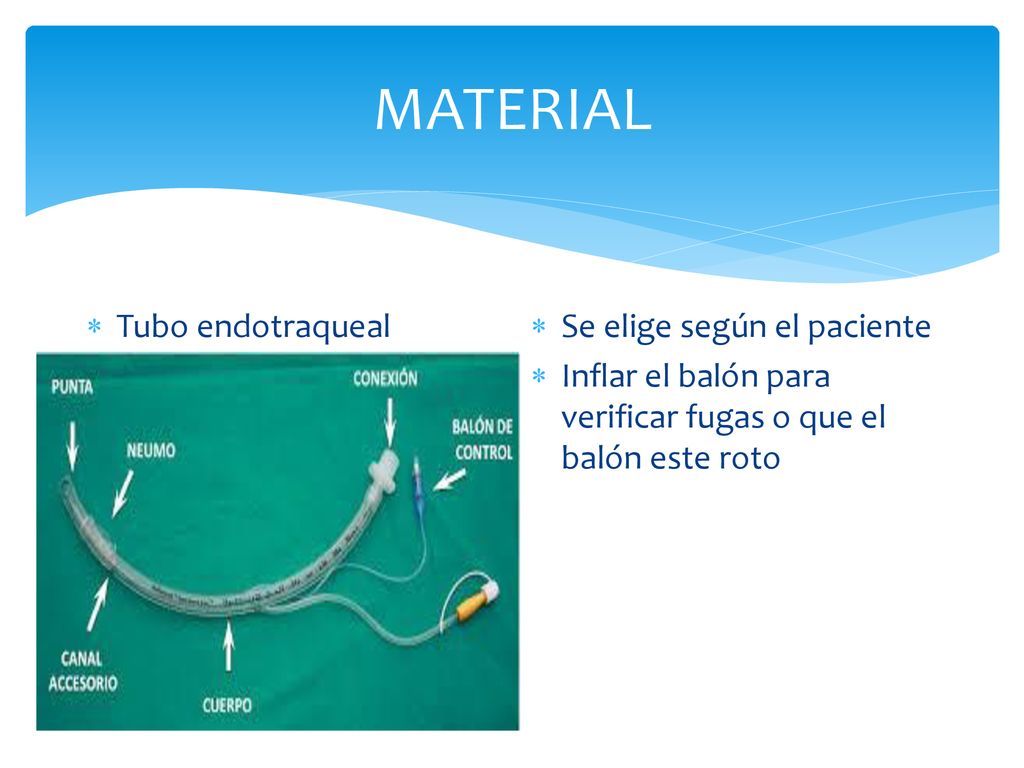 INTUBACION ENDOTRAQUEAL - ppt descargar