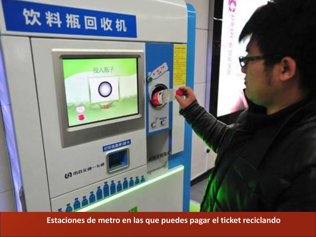 Estaciones de metro en las que puedes pagar el ticket reciclando
