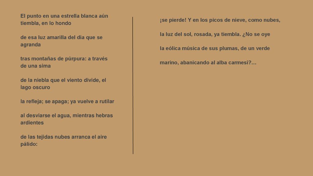 El punto en una estrella blanca aún tiembla, en lo hondo