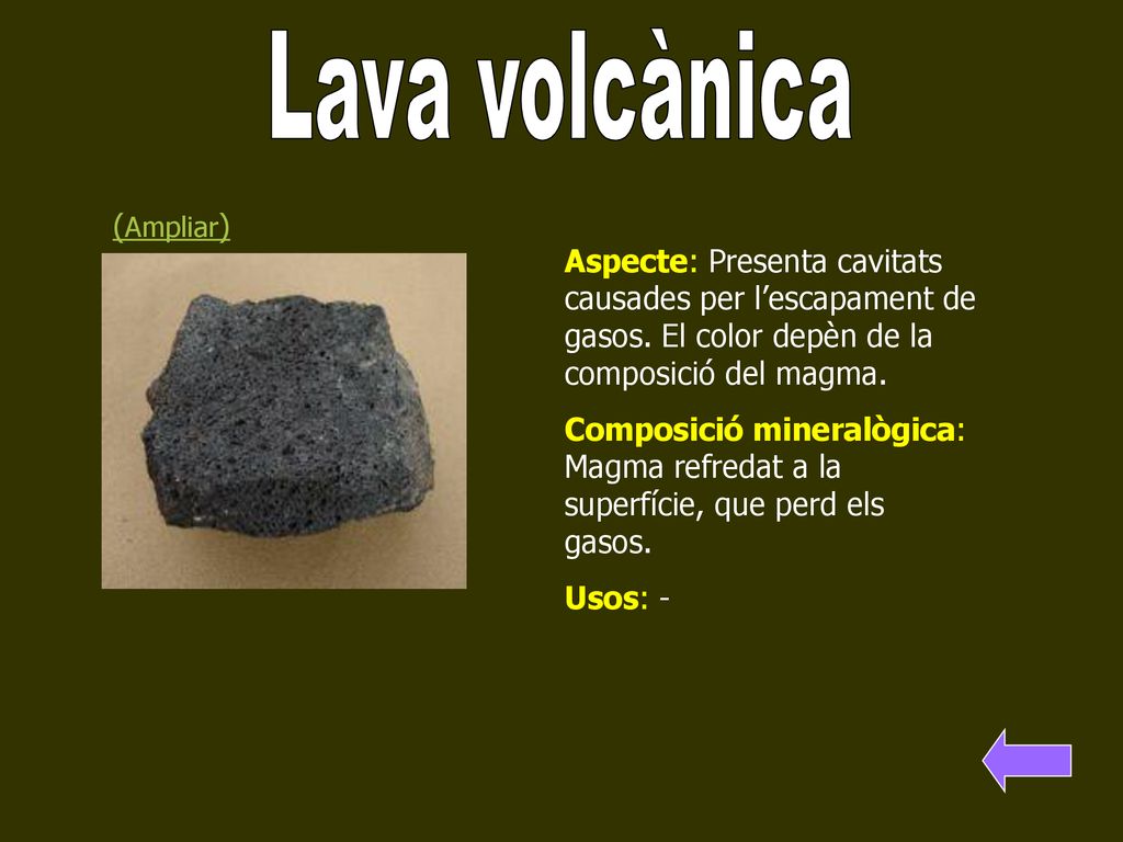 Lava volcànica (Ampliar)