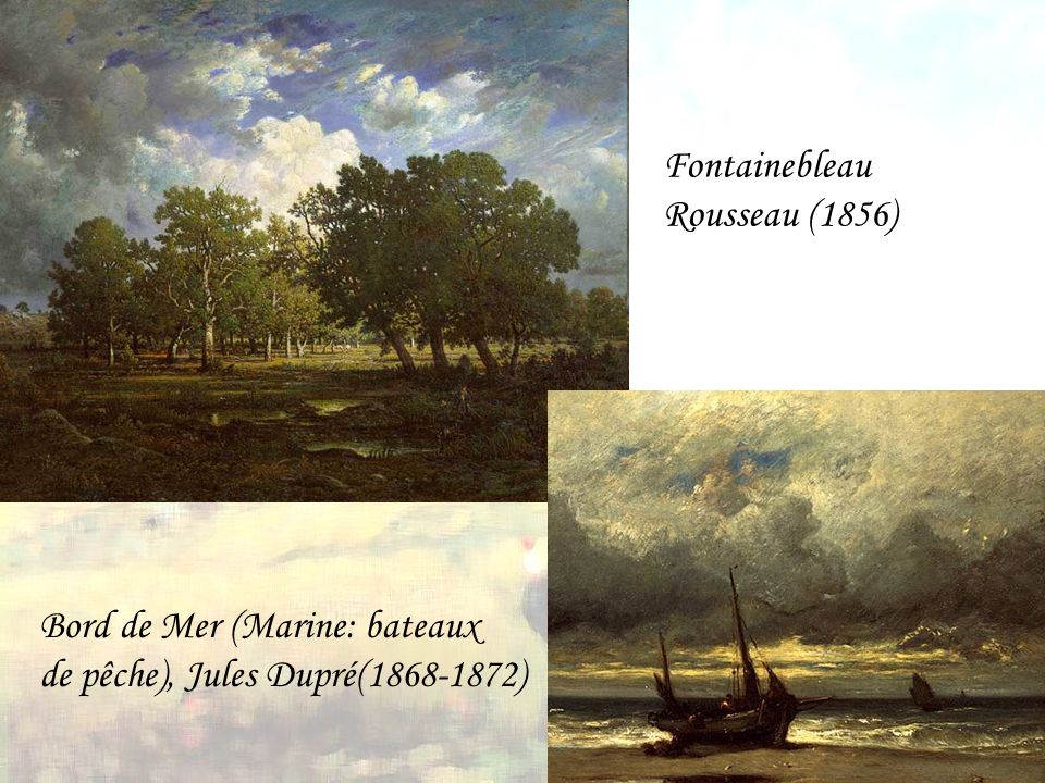Fontainebleau Rousseau (1856) Bord de Mer (Marine: bateaux de pêche), Jules Dupré( )