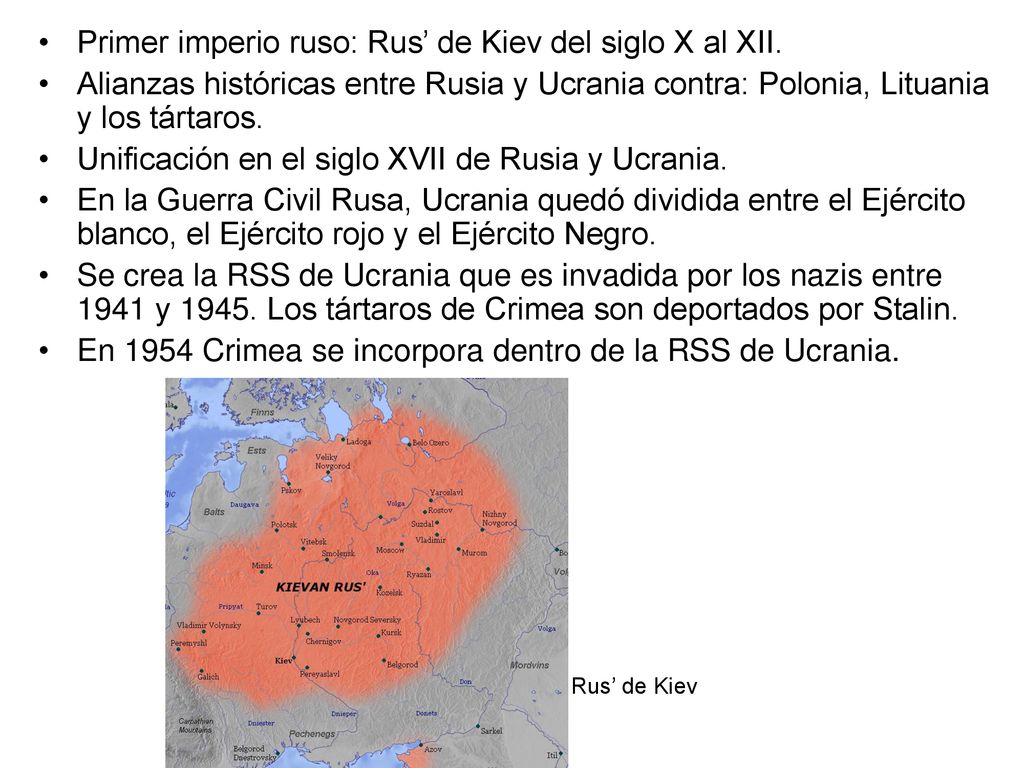 Primer imperio ruso: Rus’ de Kiev del siglo X al XII.