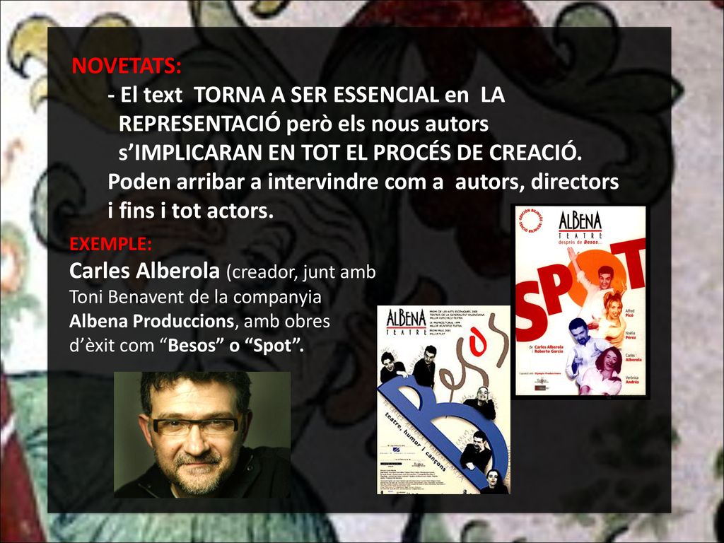 Poden arribar a intervindre com a autors, directors