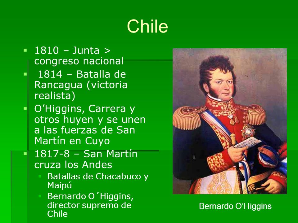 Chile 1810 – Junta > congreso nacional