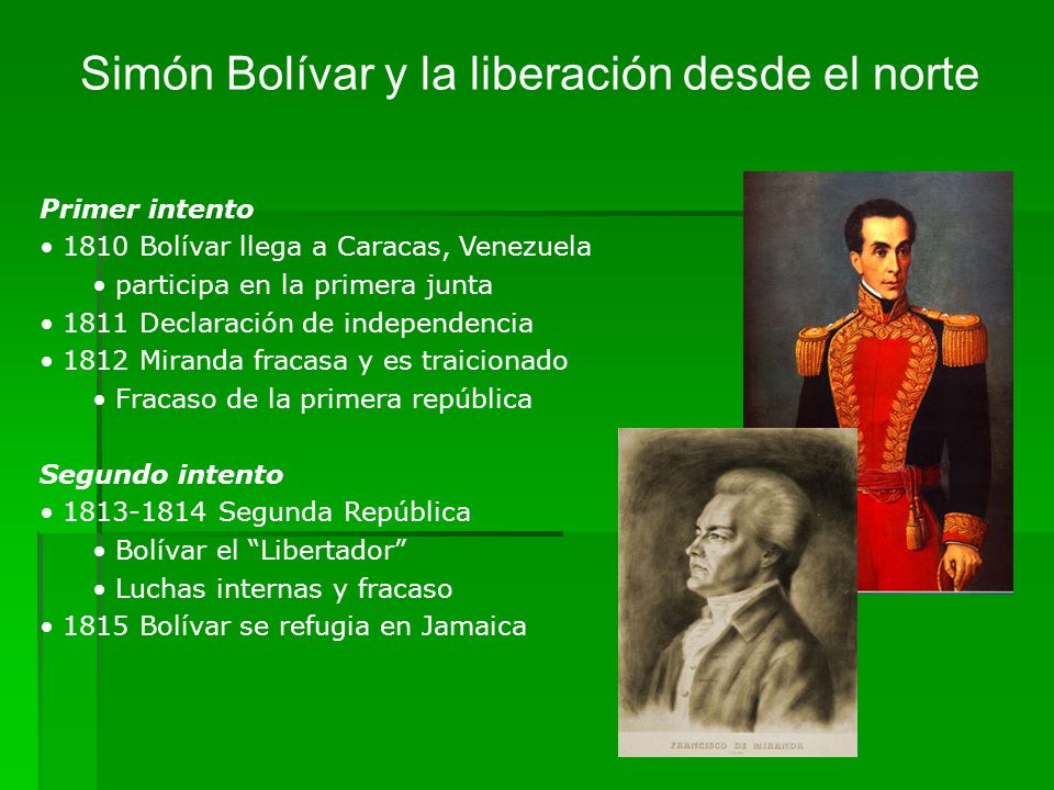 Simón Bolívar y la liberación desde el norte