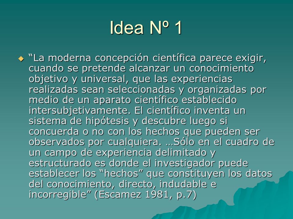Idea Nº 1