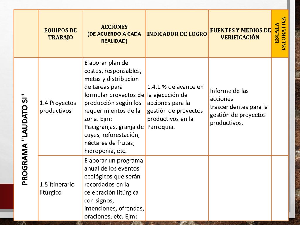 (DE ACUERDO A CADA REALIDAD) FUENTES Y MEDIOS DE VERIFICACIÓN