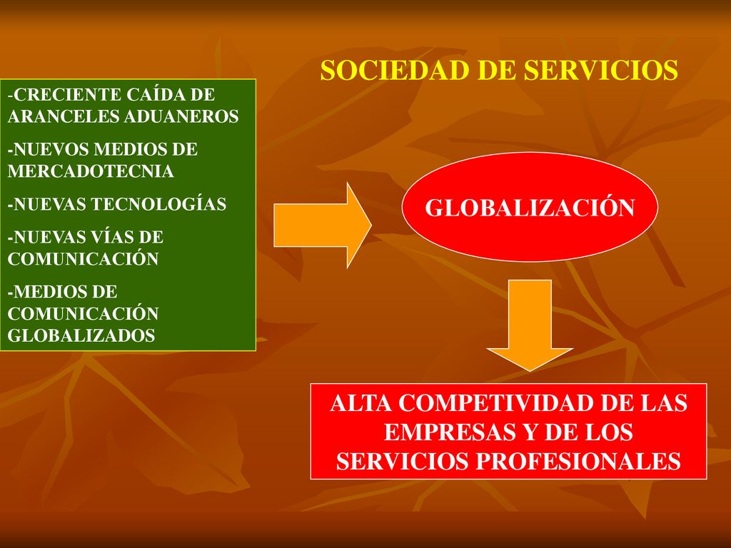 ALTA COMPETIVIDAD DE LAS EMPRESAS Y DE LOS SERVICIOS PROFESIONALES