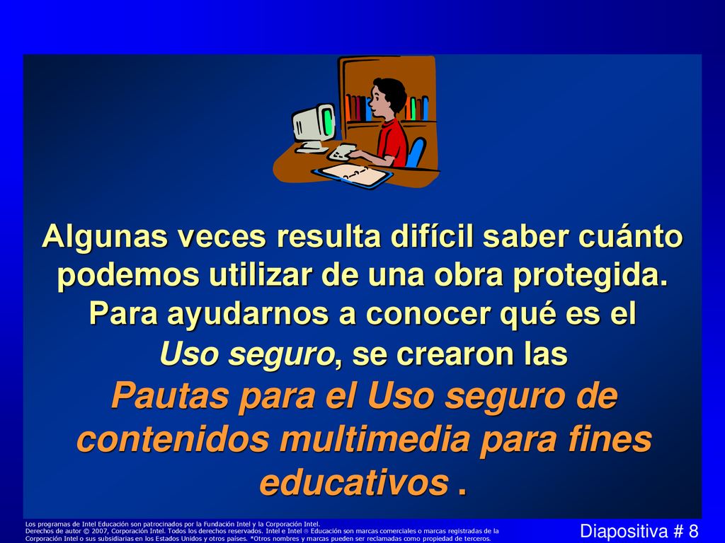 Algunas veces resulta difícil saber cuánto podemos utilizar de una obra protegida.