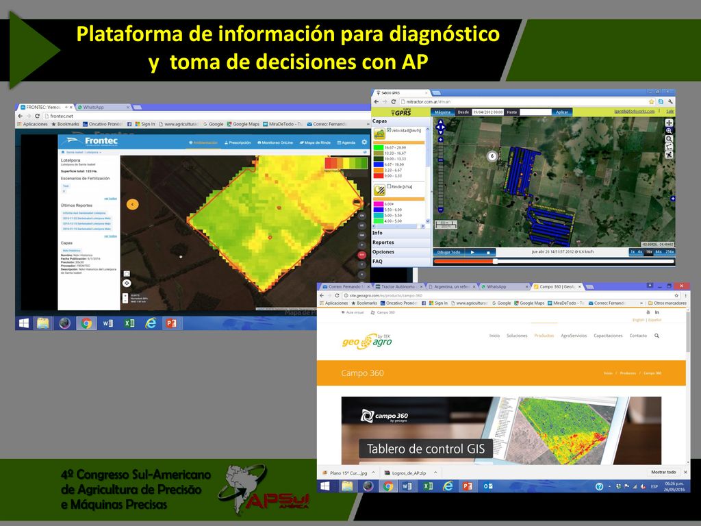 Plataforma de información para diagnóstico y toma de decisiones con AP