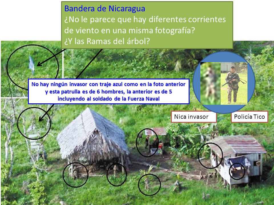 Bandera de Nicaragua ¿No le parece que hay diferentes corrientes de viento en una misma fotografía