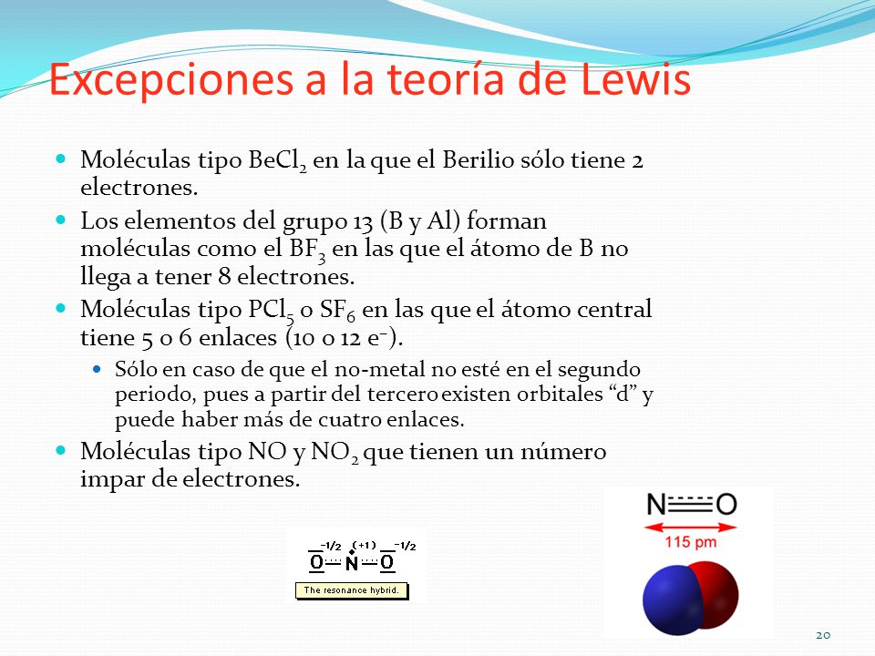Excepciones a la teoría de Lewis