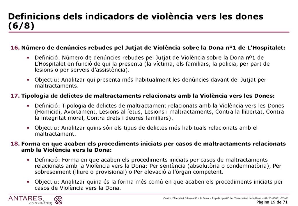 Definicions dels indicadors de violència vers les dones (6/8)