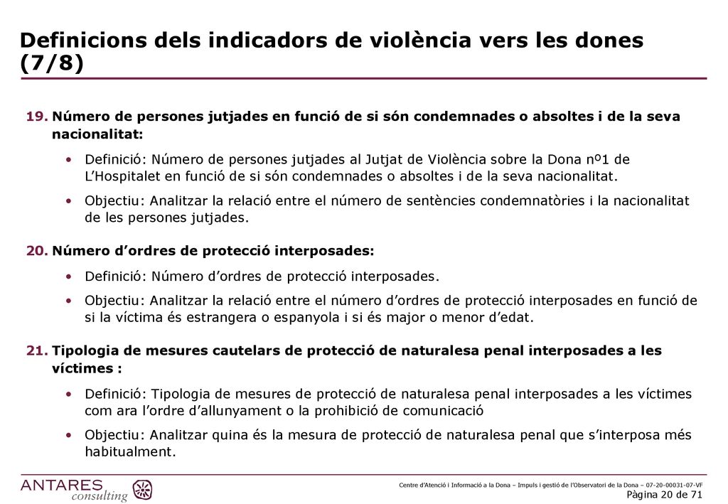 Definicions dels indicadors de violència vers les dones (7/8)