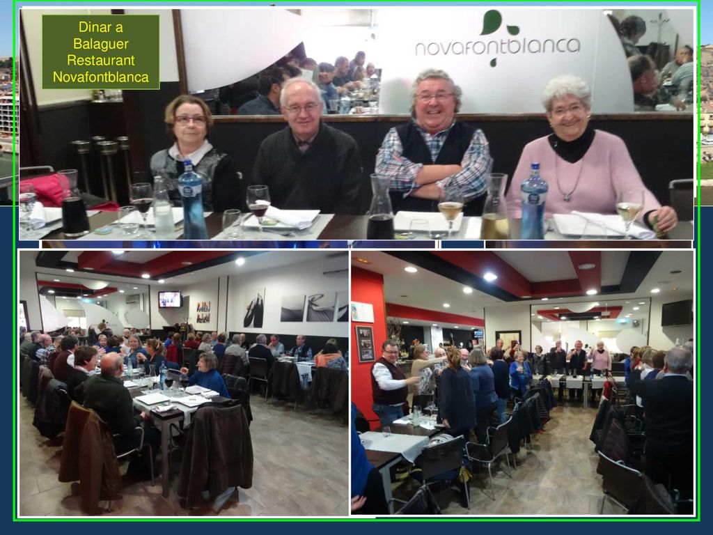 Dinar a Balaguer Restaurant. Novafontblanca. Visita a Santa Maria de les. Avellanes.