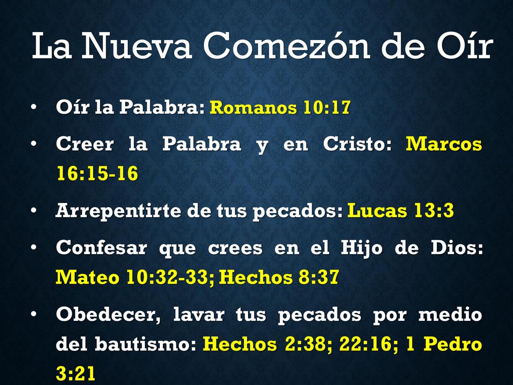 La Nueva Comezón de Oír Oír la Palabra: Romanos 10:17
