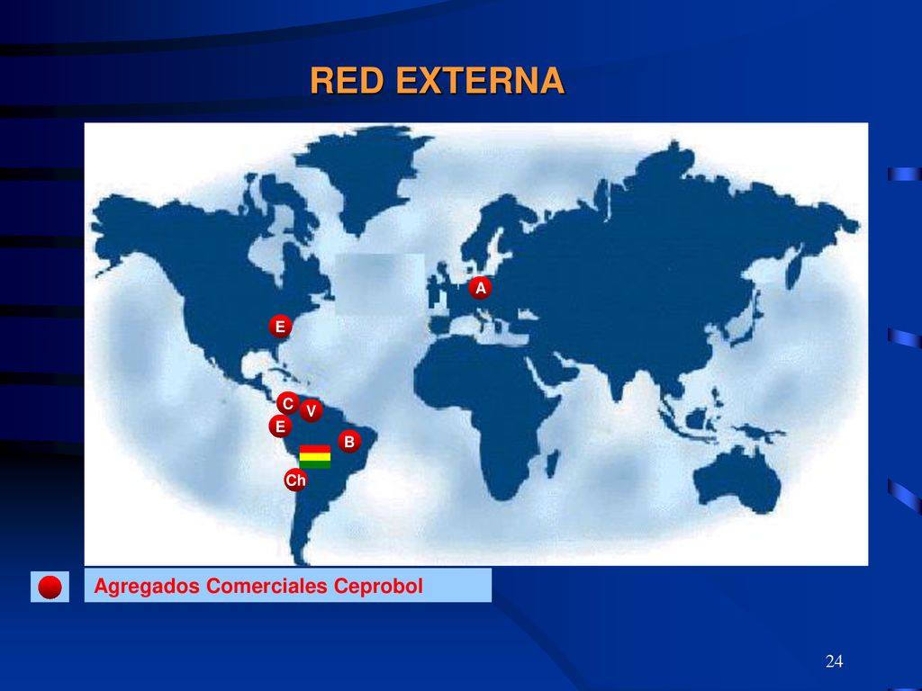 RED EXTERNA A E C V E B Ch Agregados Comerciales Ceprobol