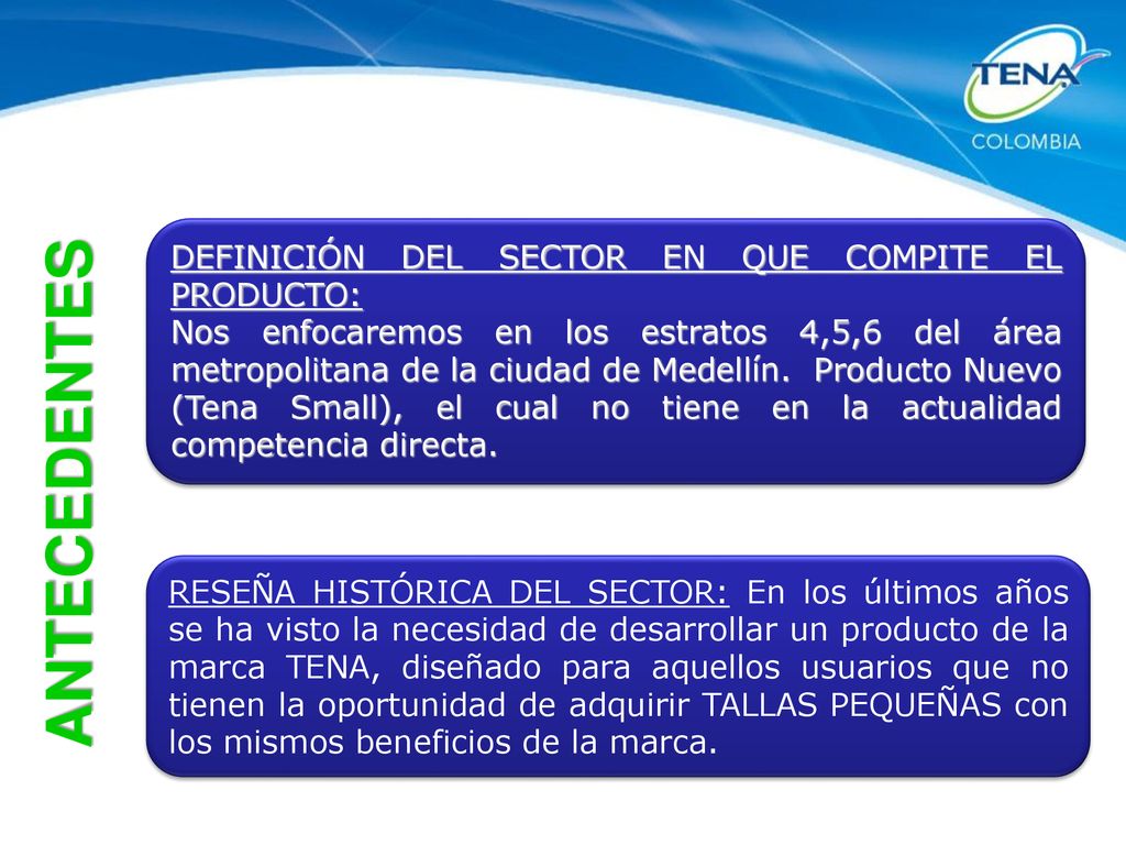 ANTECEDENTES DEFINICIÓN DEL SECTOR EN QUE COMPITE EL PRODUCTO: