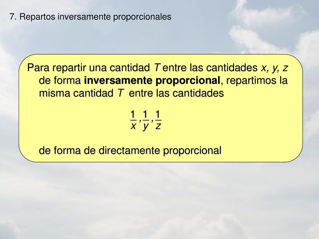 de forma de directamente proporcional 1 _ 1 _ 1 _ , , x y z