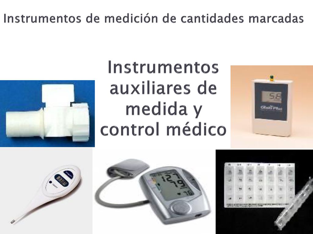 Instrumentos de medición de cantidades marcadas