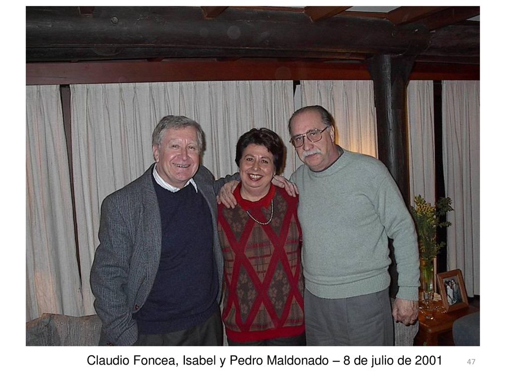 Claudio Foncea, Isabel y Pedro Maldonado – 8 de julio de 2001