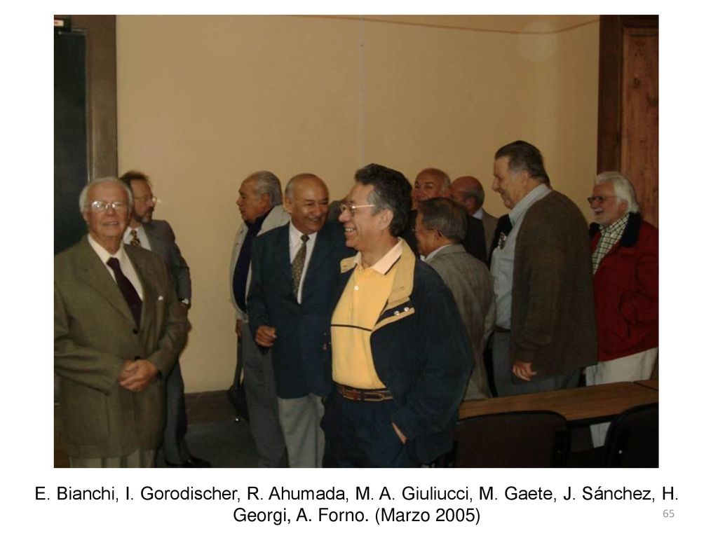 E. Bianchi, I. Gorodischer, R. Ahumada, M. A. Giuliucci, M. Gaete, J