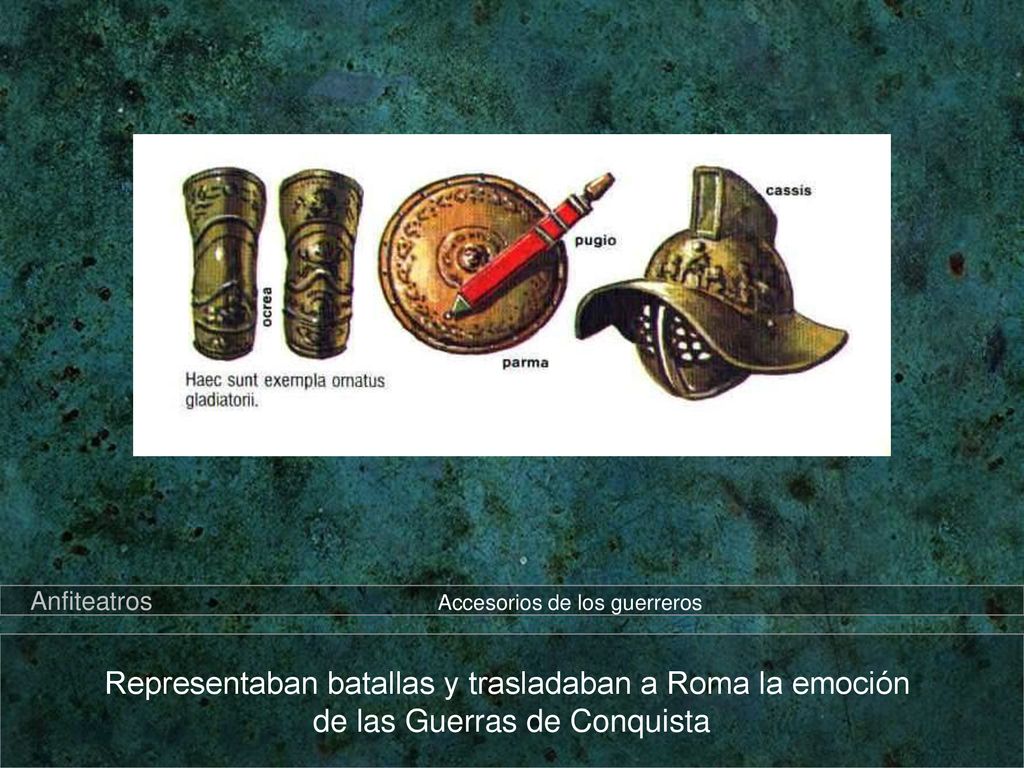 Representaban batallas y trasladaban a Roma la emoción